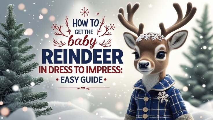 how to get the baby reindeer in dress to impress | Baby World