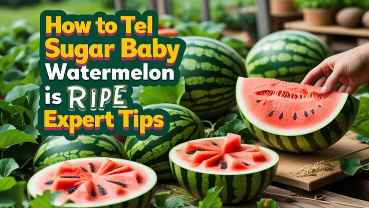 how to tell when sugar baby watermelon is ripe | Baby World