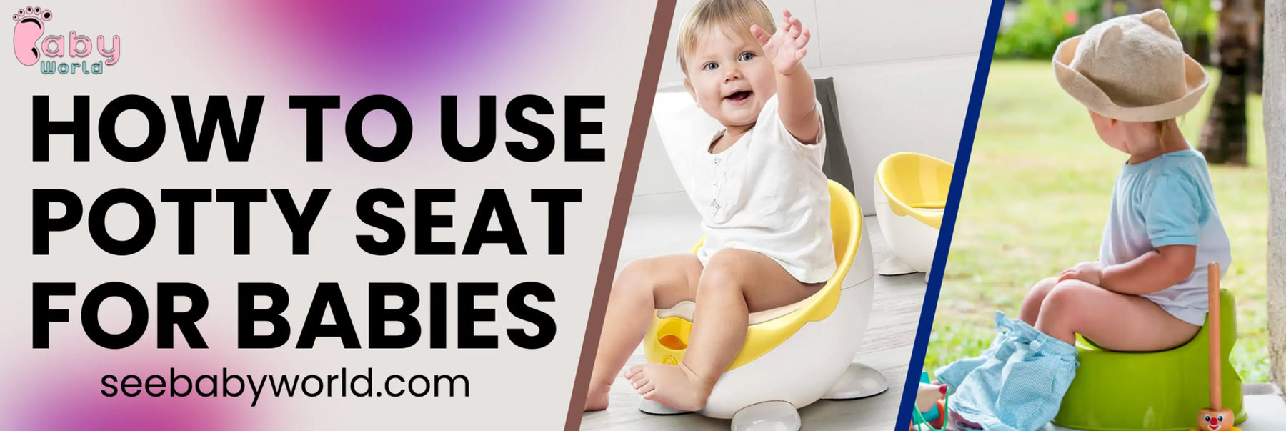 How to Use Potty Seat for Babies | Baby World