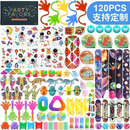 120PCS Kids Party Favors Toys Children Assortment Giveaway Pinata Filler Bulk Toys Boys Girls Treasure Boxs Birthday Party Gifts - Baby World