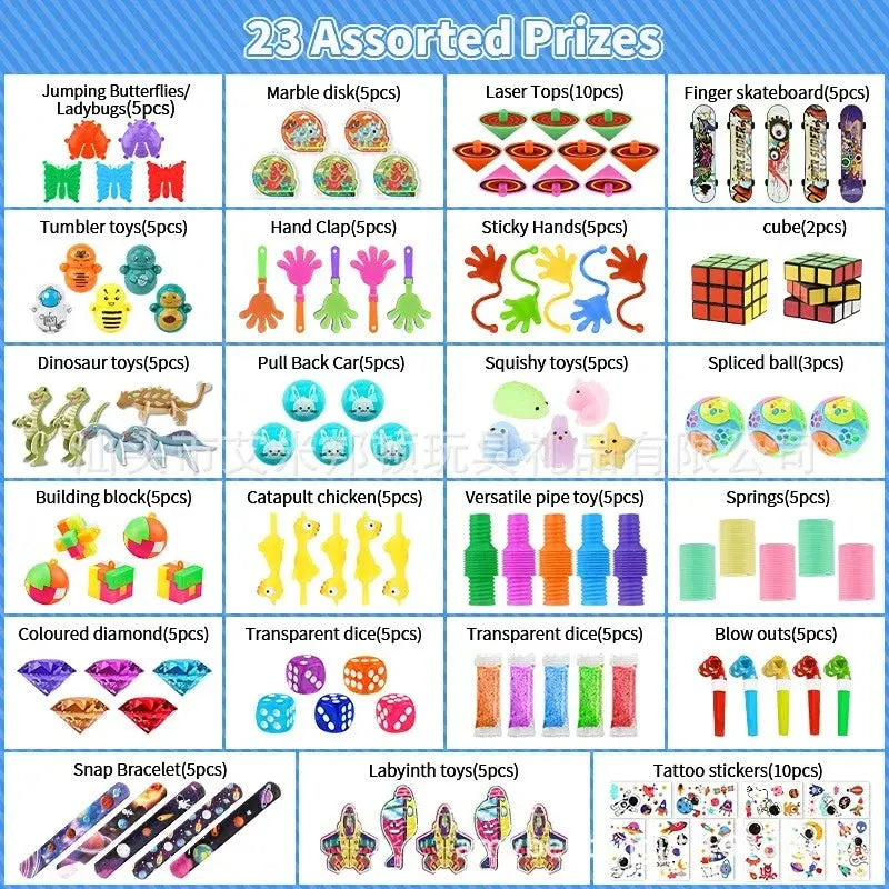 120PCS Kids Party Favors Toys Children Assortment Giveaway Pinata Filler Bulk Toys Boys Girls Treasure Boxs Birthday Party Gifts - Baby World