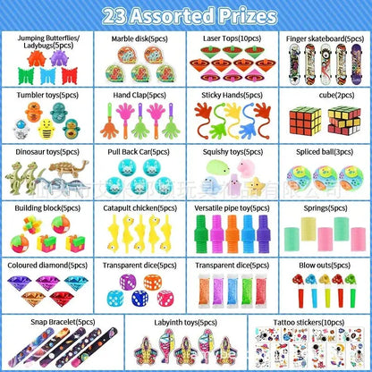 120PCS Kids Party Favors Toys Children Assortment Giveaway Pinata Filler Bulk Toys Boys Girls Treasure Boxs Birthday Party Gifts - Baby World