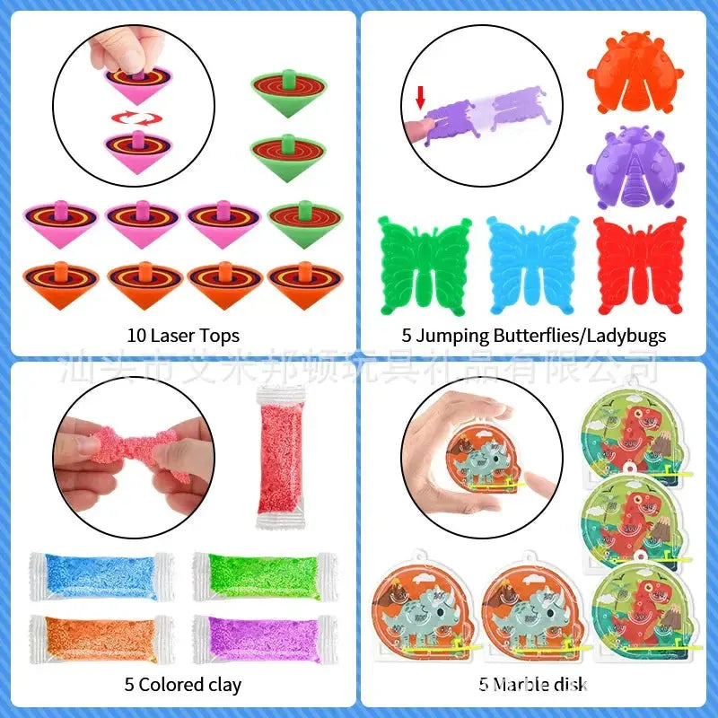 120PCS Kids Party Favors Toys Children Assortment Giveaway Pinata Filler Bulk Toys Boys Girls Treasure Boxs Birthday Party Gifts - Baby World