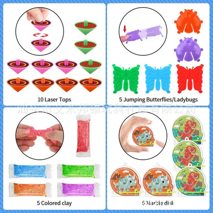 120PCS Kids Party Favors Toys Children Assortment Giveaway Pinata Filler Bulk Toys Boys Girls Treasure Boxs Birthday Party Gifts - Baby World