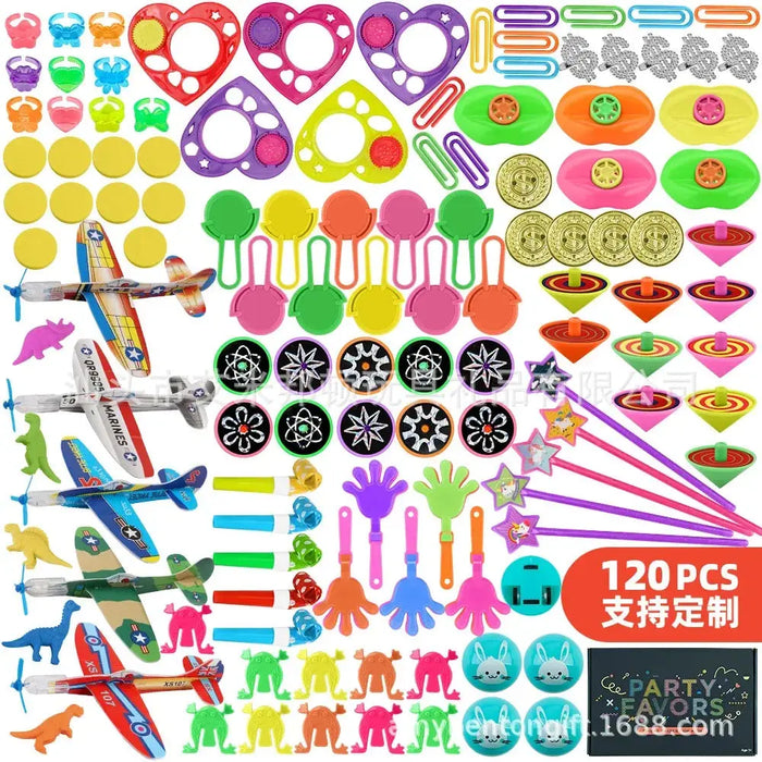 120PCS Kids Party Favors Toys Children Assortment Giveaway Pinata Filler Bulk Toys Boys Girls Treasure Boxs Birthday Party Gifts - Baby World