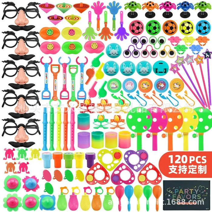120PCS Kids Party Favors Toys Children Assortment Giveaway Pinata Filler Bulk Toys Boys Girls Treasure Boxs Birthday Party Gifts - Baby World