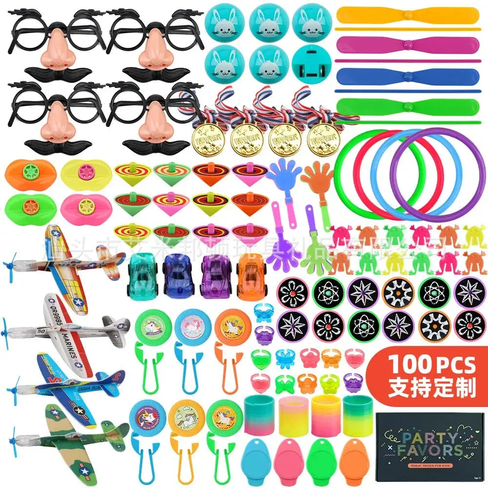120PCS Kids Party Favors Toys Children Assortment Giveaway Pinata Filler Bulk Toys Boys Girls Treasure Boxs Birthday Party Gifts - Baby World
