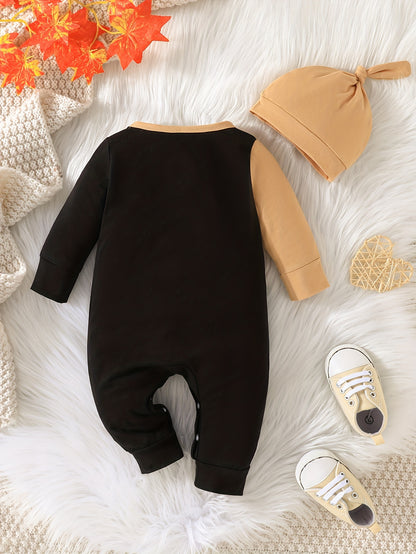 Boys Stylish DADDY & ME Print Long Sleeve Hoodie & Trousers Set