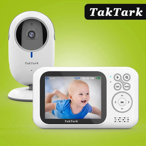 3.2 inch Wireless Video Color Baby Monitor High Resolution Baby Nanny Security Camera  Night Vision Temperature Monitoring Baby World