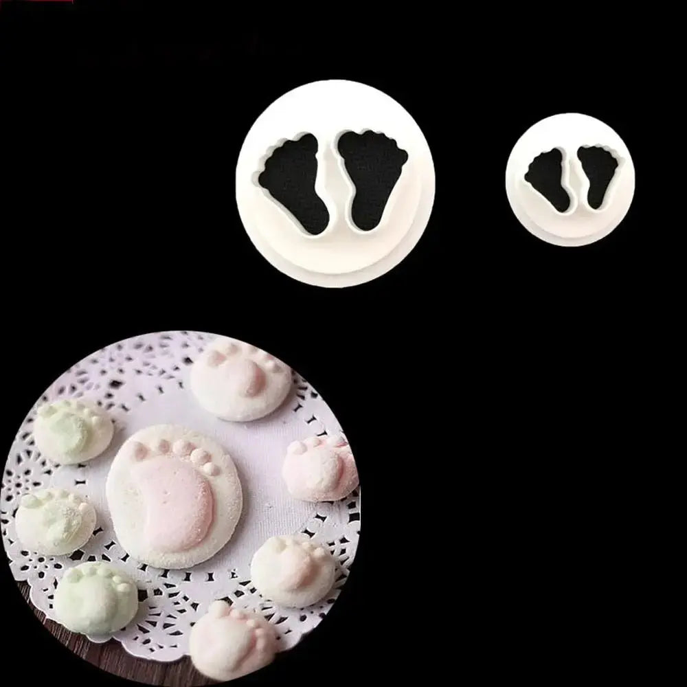 3D DIY Baby Feet Cookie Mould 2pcs - Baby World