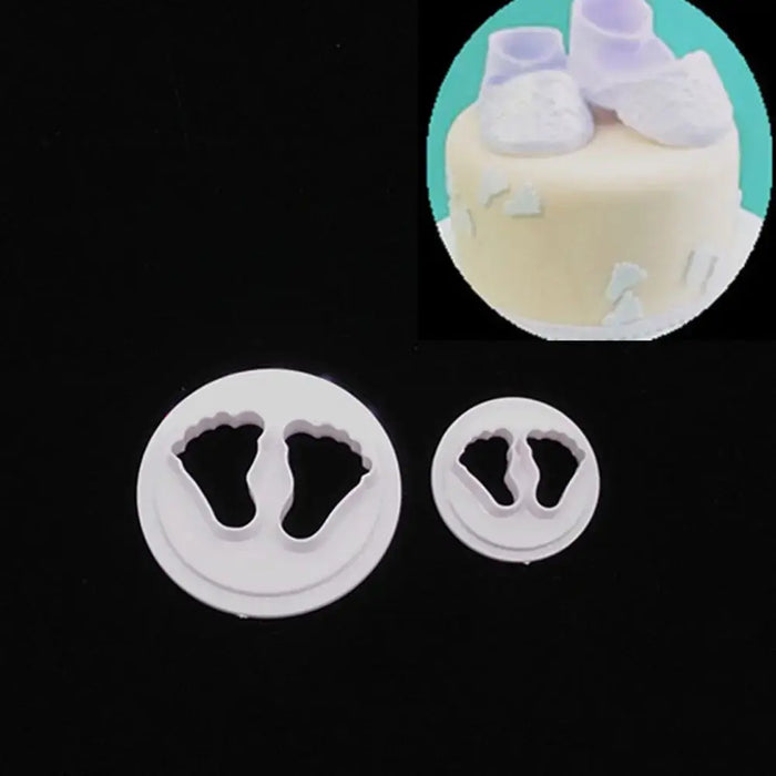 3D DIY Baby Feet Cookie Mould 2pcs - Baby World