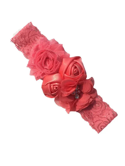 Baby Chiffon Floral Hair Band - Baby World