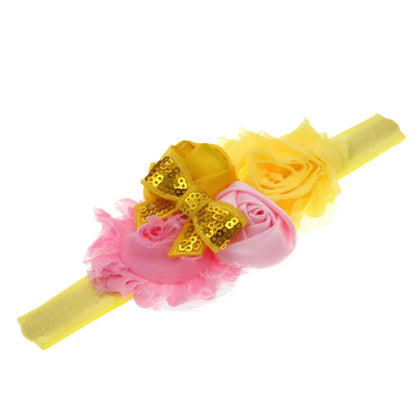 Baby Chiffon Floral Hair Band - Baby World