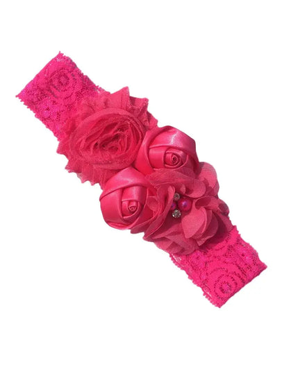 Baby Chiffon Floral Hair Band - Baby World