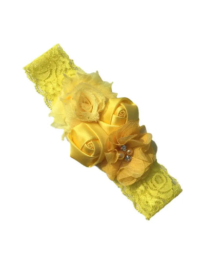 Baby Chiffon Floral Hair Band - Baby World