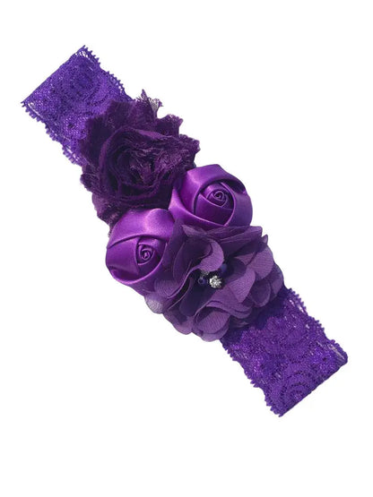 Baby Chiffon Floral Hair Band - Baby World