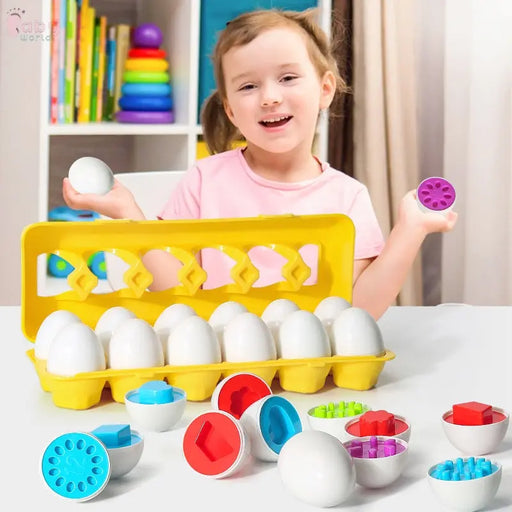 Baby Educational Smart Egg Shape Matching Sorters Toys Baby World