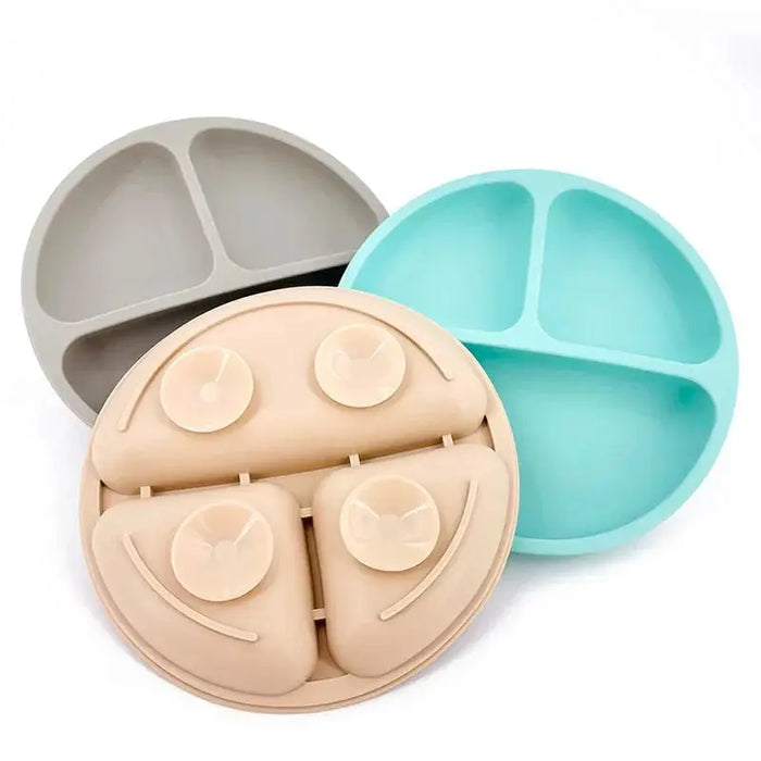 Baby Safe Sucker Silicone Dining Plate - Baby World
