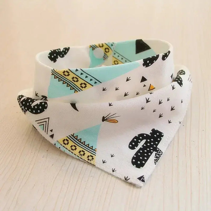 Triangle Baby Cotton Bibs | See Baby