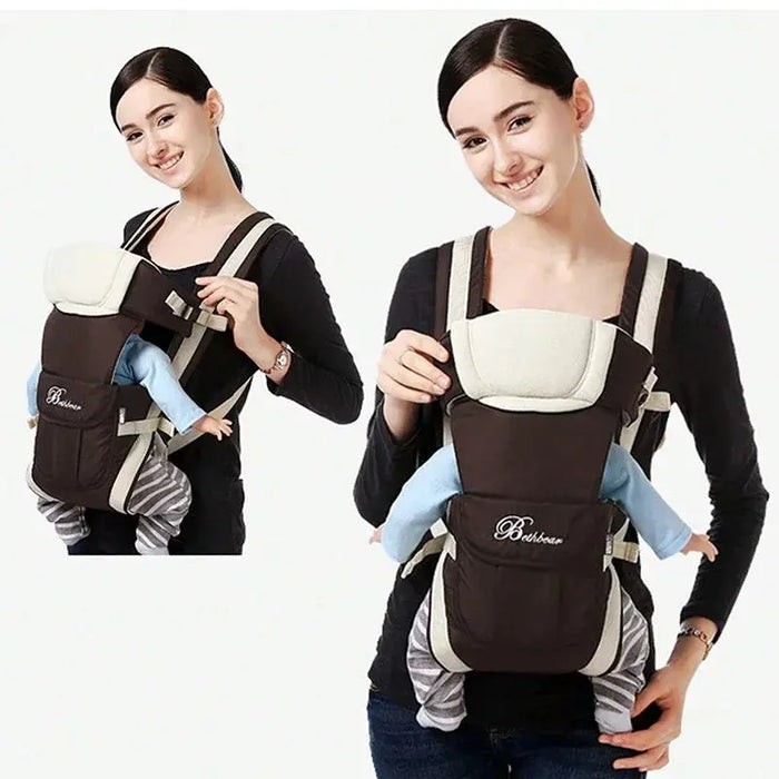 Beth Bear Baby Carrier Backpack Breathable Front Facing 4 in 1 Infant Comfortable Sling Backpack Pouch Wrap Baby Kangaroo New - Baby World