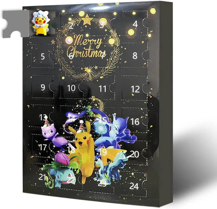 Pokemon Christmas Advent Calendar 24Pcs/Box Pikachu Figure For Kid Box Gift Juguetes Surprise Toy For Children 2024 Navidad Gift - Baby World