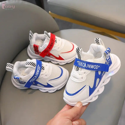 Breathable Kids Luminous Shoes Casual Sports Shoes Baby World