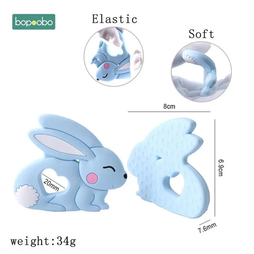 Bunny Silicone Teether - Baby World