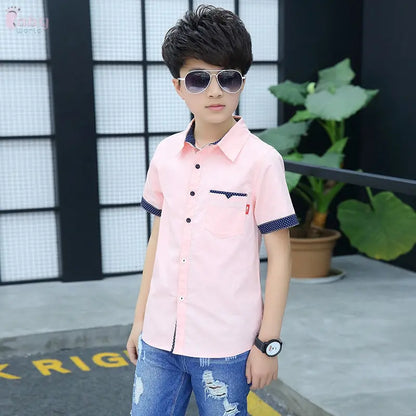 Children'S Polka Dot Short-Sleeved Shirt Baby World