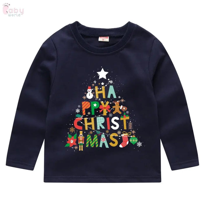 Children's Fashion Sweater Bottoming Christmas Shirt Baby World