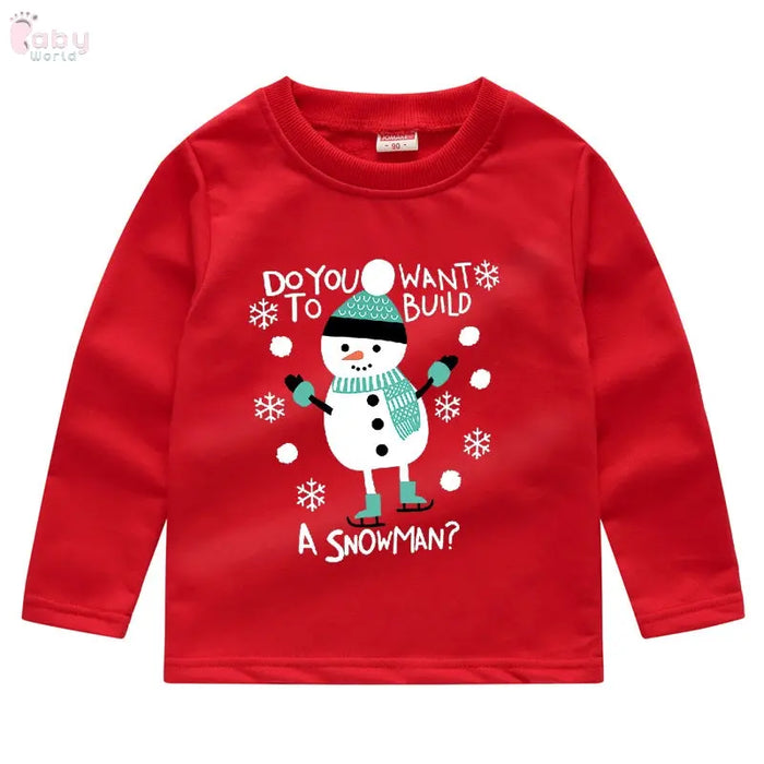Children's Fashion Sweater Bottoming Christmas Shirt Baby World