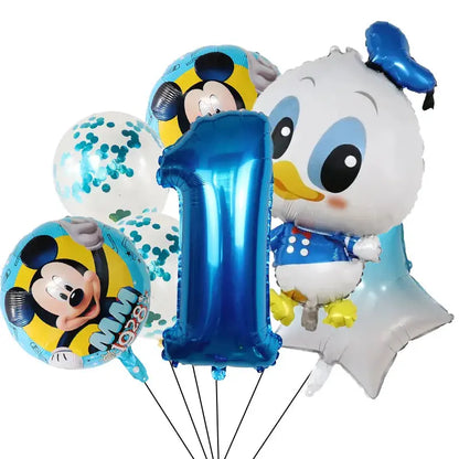Children's Theme Mouse Daisy Donald Duck Mickey Mouse Balloon Birthday Party Decoration Baby Bath Products Balloon - Baby World