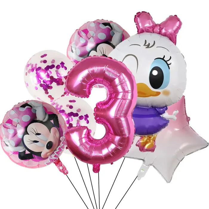 Children's Theme Mouse Daisy Donald Duck Mickey Mouse Balloon Birthday Party Decoration Baby Bath Products Balloon - Baby World
