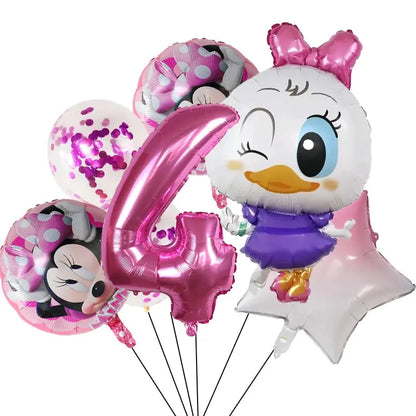 Children's Theme Mouse Daisy Donald Duck Mickey Mouse Balloon Birthday Party Decoration Baby Bath Products Balloon - Baby World