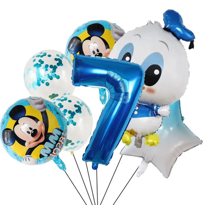 Children's Theme Mouse Daisy Donald Duck Mickey Mouse Balloon Birthday Party Decoration Baby Bath Products Balloon - Baby World