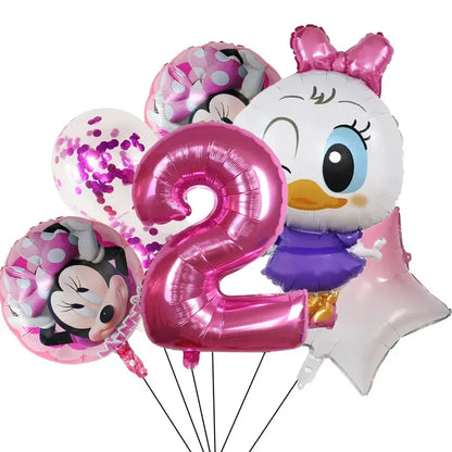 Children's Theme Mouse Daisy Donald Duck Mickey Mouse Balloon Birthday Party Decoration Baby Bath Products Balloon - Baby World