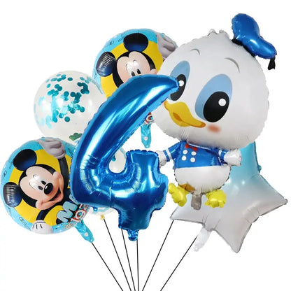 Children's Theme Mouse Daisy Donald Duck Mickey Mouse Balloon Birthday Party Decoration Baby Bath Products Balloon - Baby World