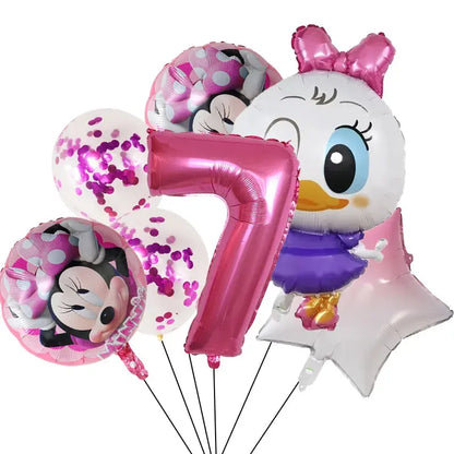 Children's Theme Mouse Daisy Donald Duck Mickey Mouse Balloon Birthday Party Decoration Baby Bath Products Balloon - Baby World