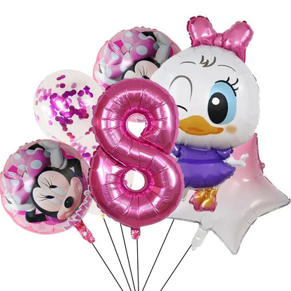 Children's Theme Mouse Daisy Donald Duck Mickey Mouse Balloon Birthday Party Decoration Baby Bath Products Balloon - Baby World