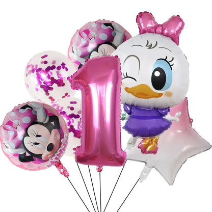 Children's Theme Mouse Daisy Donald Duck Mickey Mouse Balloon Birthday Party Decoration Baby Bath Products Balloon - Baby World