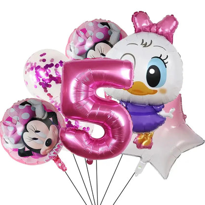 Children's Theme Mouse Daisy Donald Duck Mickey Mouse Balloon Birthday Party Decoration Baby Bath Products Balloon - Baby World