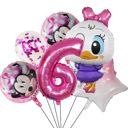Children's Theme Mouse Daisy Donald Duck Mickey Mouse Balloon Birthday Party Decoration Baby Bath Products Balloon - Baby World