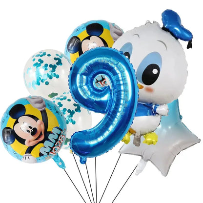 Children's Theme Mouse Daisy Donald Duck Mickey Mouse Balloon Birthday Party Decoration Baby Bath Products Balloon - Baby World