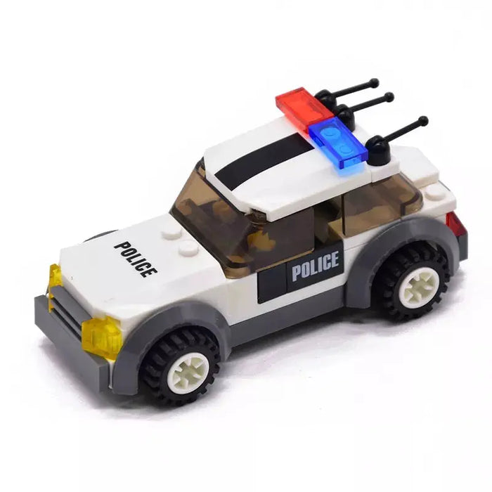 City Police Patrol Car Model Figure Blocks Educational Construction Lego Toys For Children Gift - Baby World