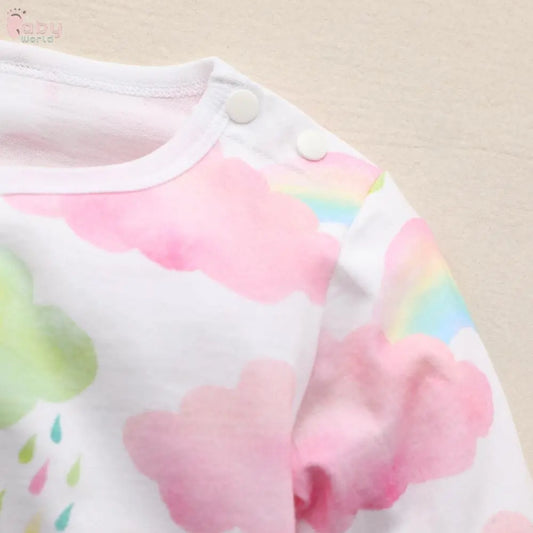 Colorful cloud baby one-piece clothes Baby World