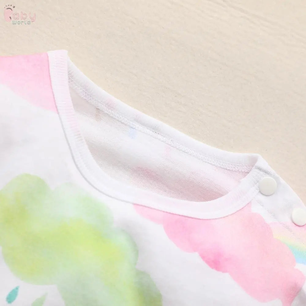 Colorful cloud baby one-piece clothes Baby World
