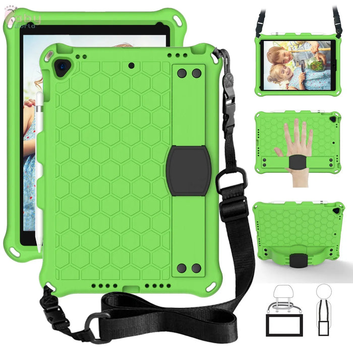 Compatible with Apple, New iPad 10.2 Honeycomb EVA Cover Baby World