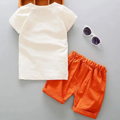 Cotton Summer T-shit and Short Sets for Newborn Baby Boy - Baby World