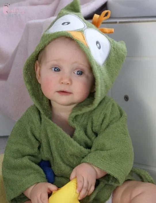 Cute Cartoon Animal Modeling Baby Bathrobes Baby World