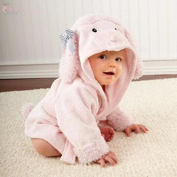 Cute Cartoon Animal Modeling Baby Bathrobes Baby World