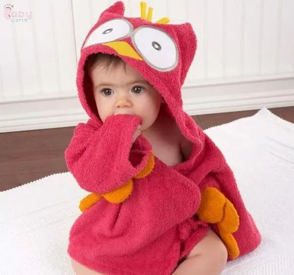 Cute Cartoon Animal Modeling Baby Bathrobes Baby World
